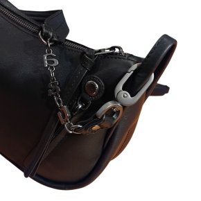  Fawn Halfmoon Bag jet black